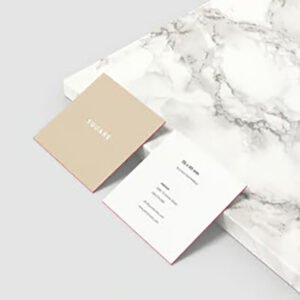 square business card image